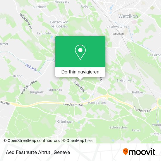 Aed Festhütte Altrüti Karte