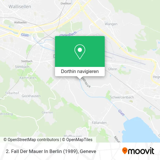 2. Fall Der Mauer In Berlin (1989) Karte