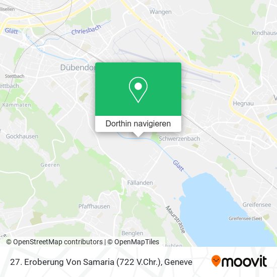 27. Eroberung Von Samaria (722 V.Chr.) Karte