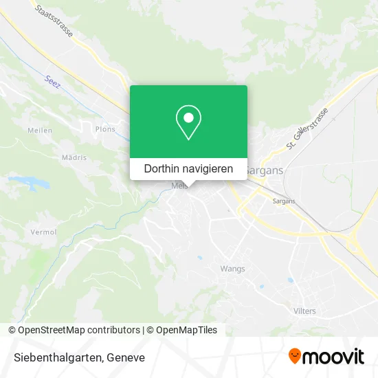 Siebenthalgarten Karte