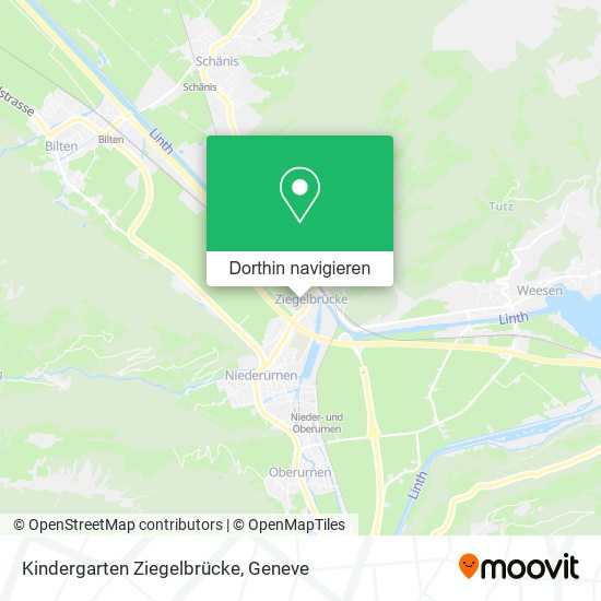 Kindergarten Ziegelbrücke Karte