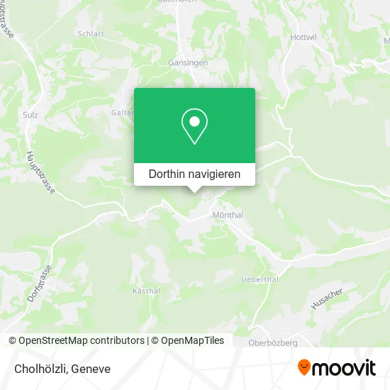 Cholhölzli Karte