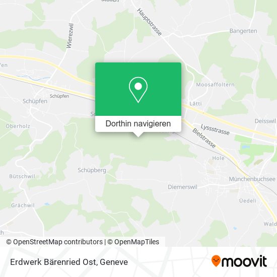 Erdwerk Bärenried Ost Karte
