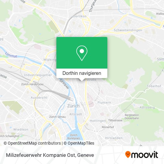 Milizefeuerwehr Kompanie Ost Karte