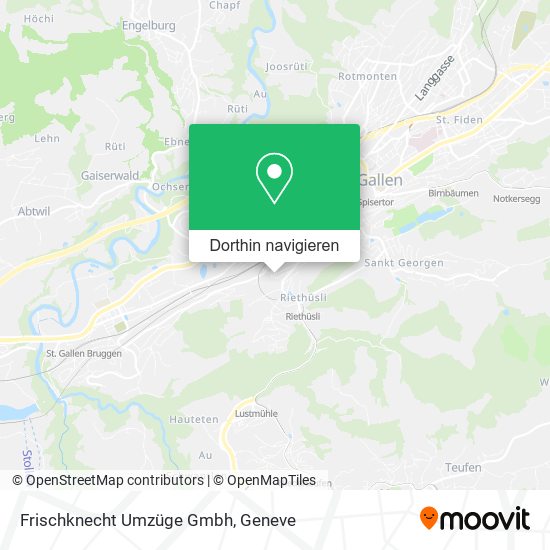 Frischknecht Umzüge Gmbh Karte