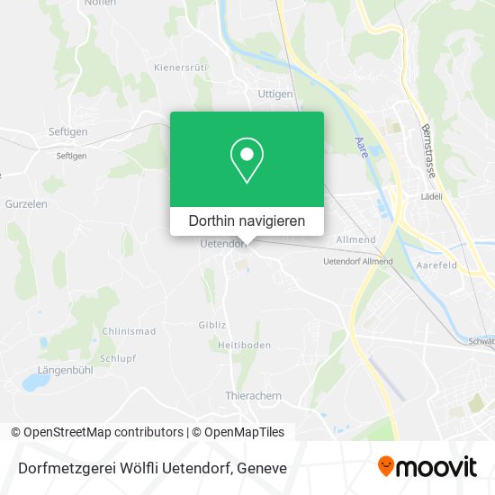 Dorfmetzgerei Wölfli Uetendorf Karte
