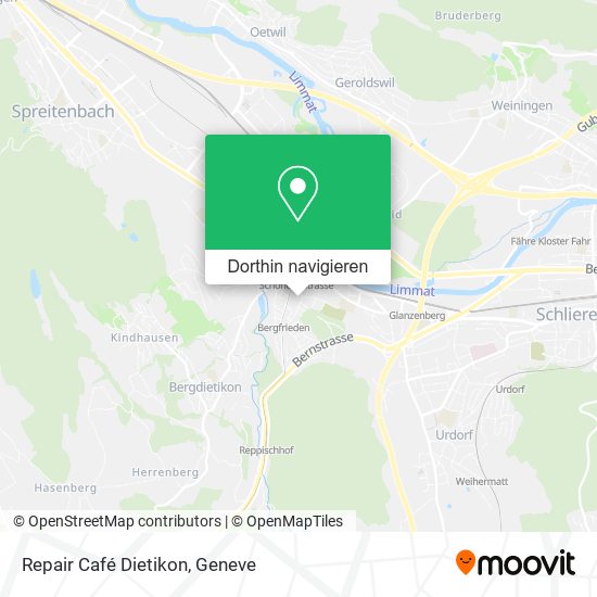 Repair Café Dietikon Karte