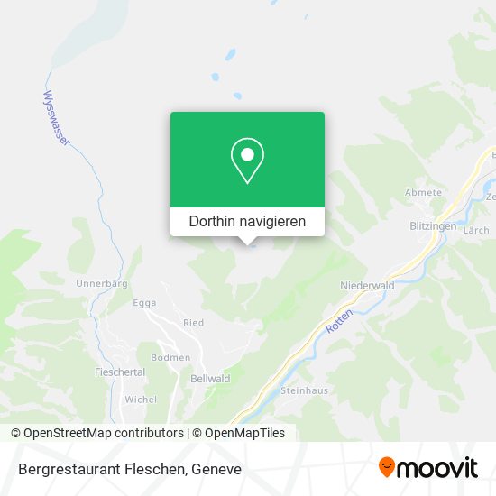 Bergrestaurant Fleschen Karte