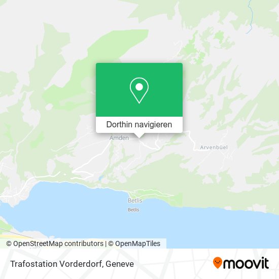 Trafostation Vorderdorf Karte