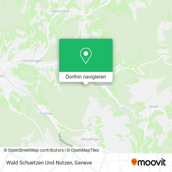 Wald Schuetzen Und Nutzen Karte