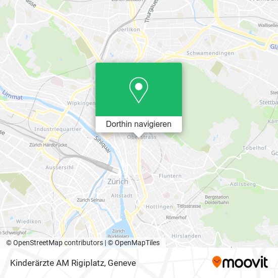 Kinderärzte AM Rigiplatz Karte