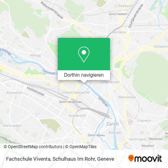 Fachschule Viventa, Schulhaus Im Rohr Karte
