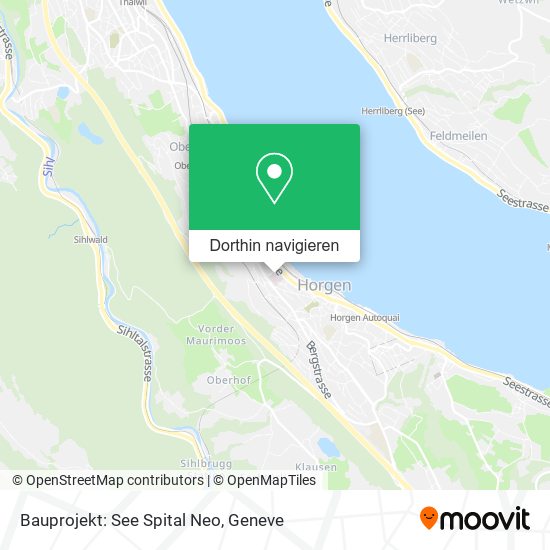 Bauprojekt: See Spital Neo Karte