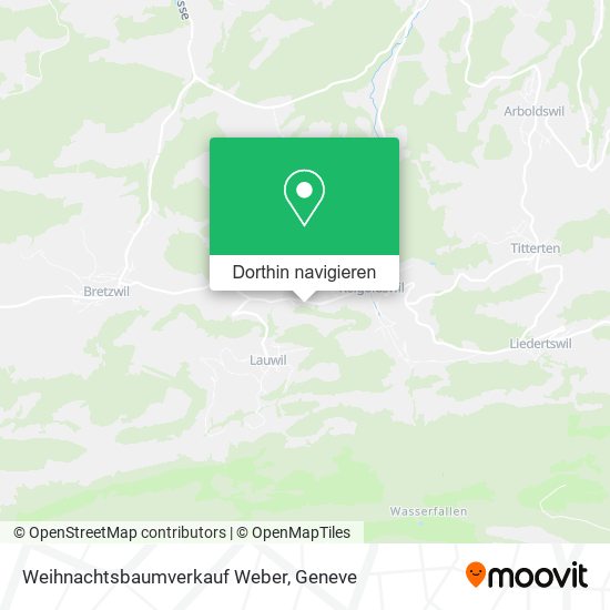 Weihnachtsbaumverkauf Weber Karte