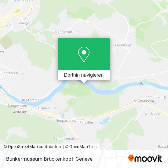 Bunkermuseum Brückenkopf Karte