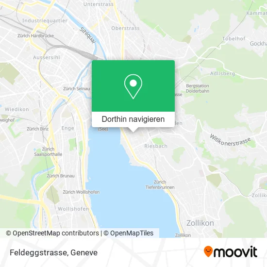 Feldeggstrasse Karte