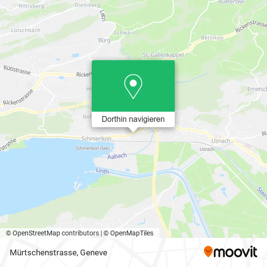 Mürtschenstrasse Karte