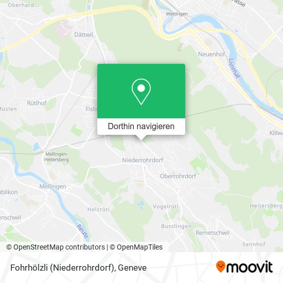 Fohrhölzli (Niederrohrdorf) Karte