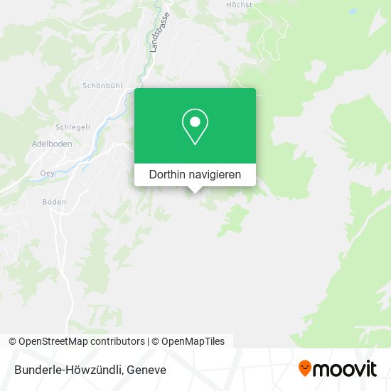 Bunderle-Höwzündli Karte
