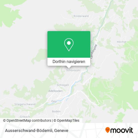 Ausserschwand-Bödemli Karte
