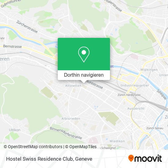 Hostel Swiss Residence Club Karte