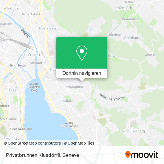 Privatbrunnen Klusdörfli Karte