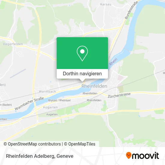 Rheinfelden Adelberg Karte