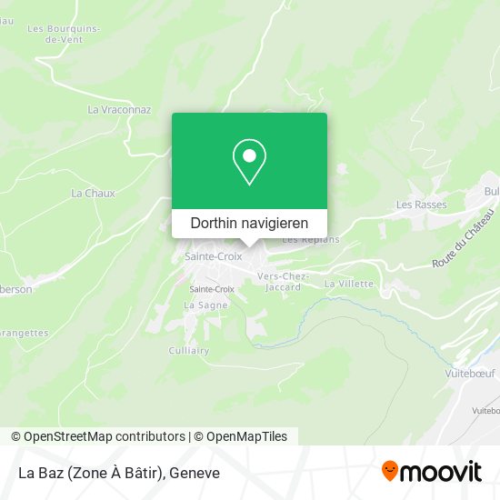 La Baz (Zone À Bâtir) Karte