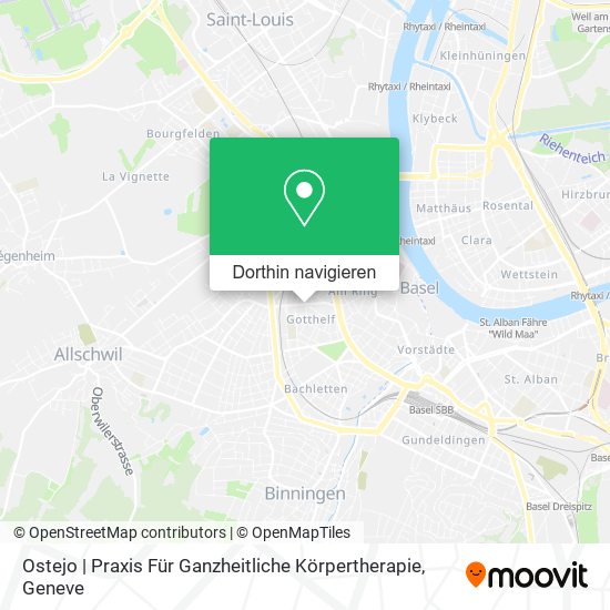 Ostejo | Praxis Für Ganzheitliche Körpertherapie Karte