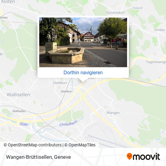 Wangen-Brüttisellen Karte