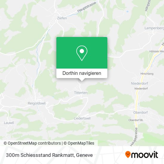 300m Schiessstand Rankmatt Karte