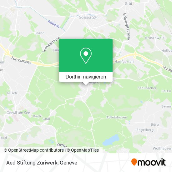Aed Stiftung Züriwerk Karte