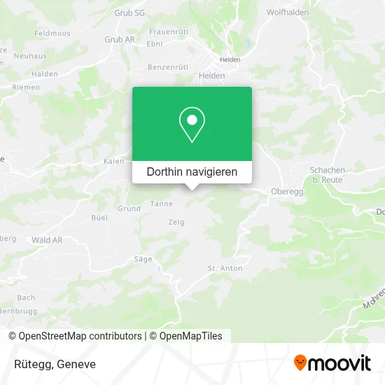 Rütegg Karte
