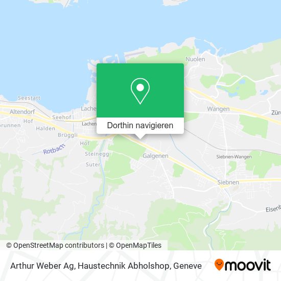 Arthur Weber Ag, Haustechnik Abholshop Karte