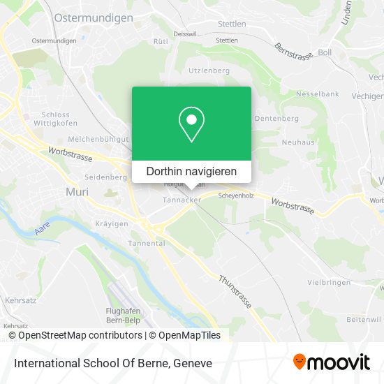 International School Of Berne Karte