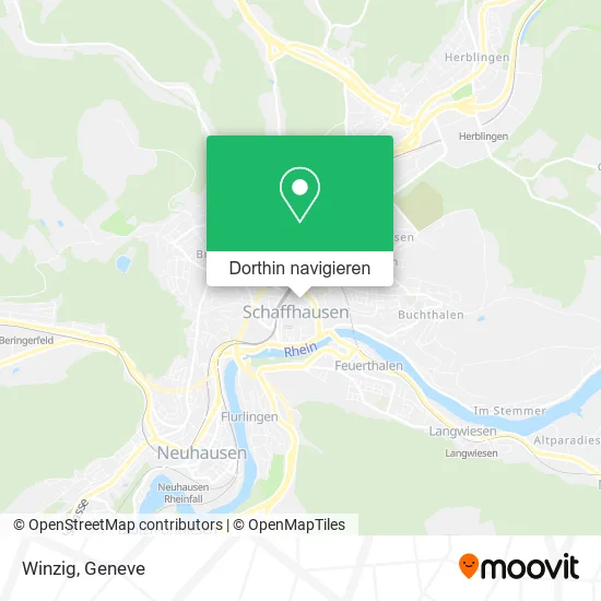 Winzig Karte