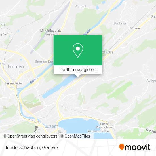 Innderschachen Karte