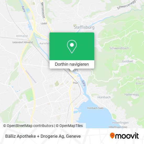 Bälliz Apotheke + Drogerie Ag Karte