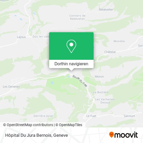 Hôpital Du Jura Bernois Karte