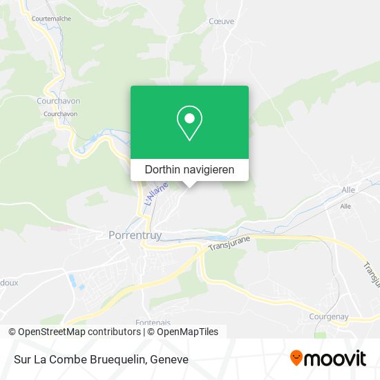 Sur La Combe Bruequelin Karte