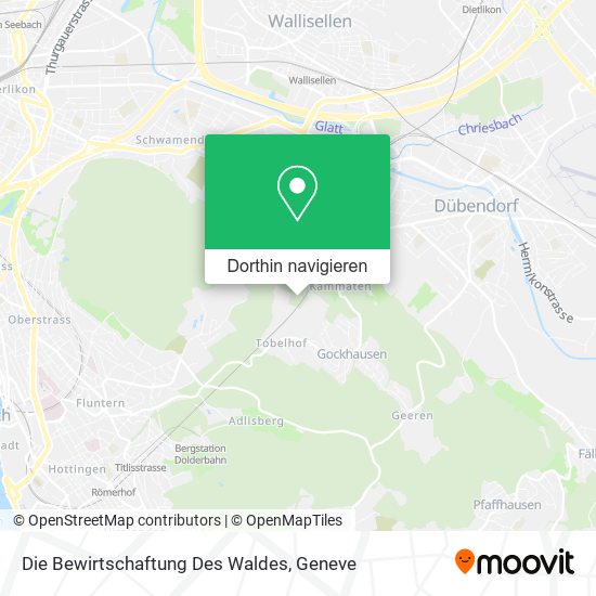 Die Bewirtschaftung Des Waldes Karte