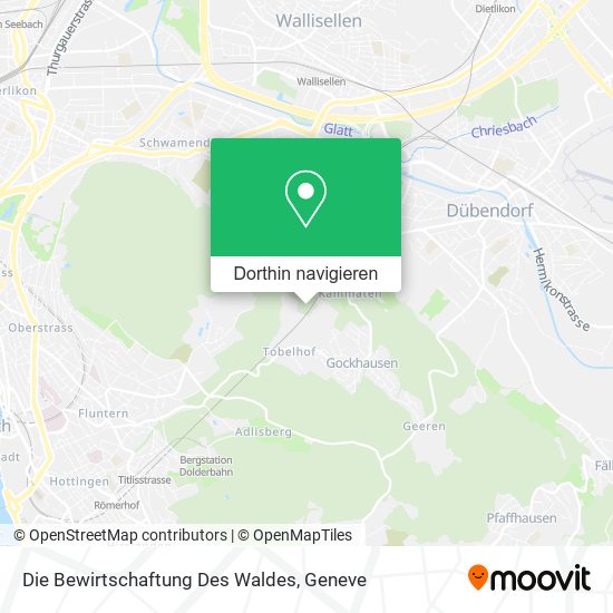 Die Bewirtschaftung Des Waldes Karte