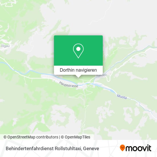 Behindertenfahrdienst Rollstuhltaxi Karte
