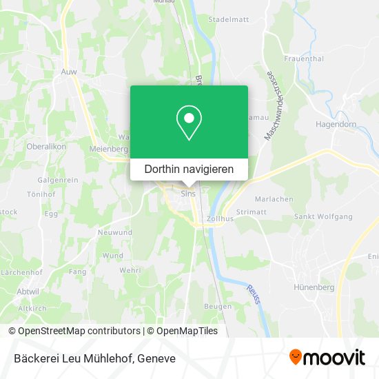 Bäckerei Leu Mühlehof Karte