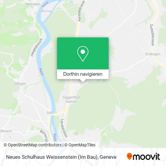 Neues Schulhaus Weissenstein (Im Bau) Karte
