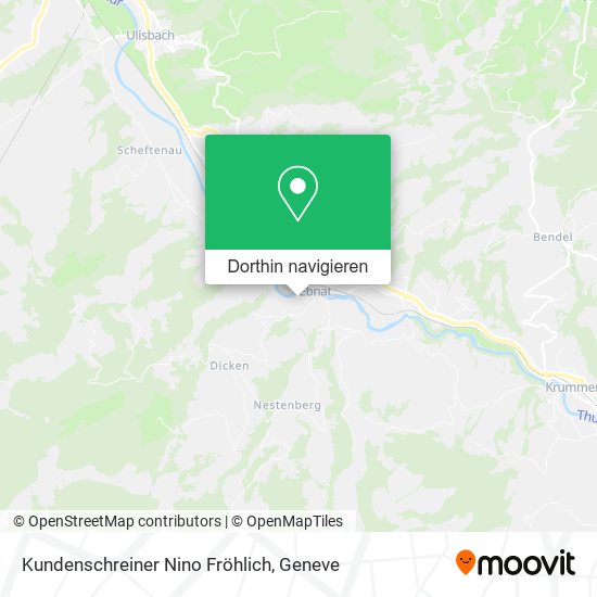 Kundenschreiner Nino Fröhlich Karte