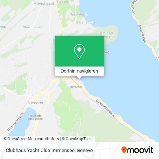 Clubhaus Yacht Club Immensee Karte