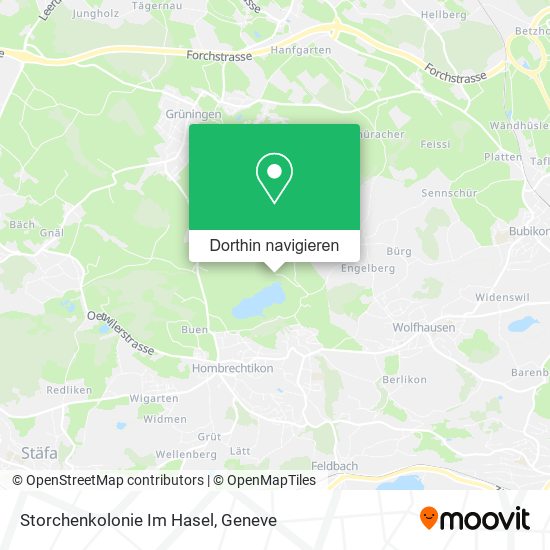 Storchenkolonie Im Hasel Karte