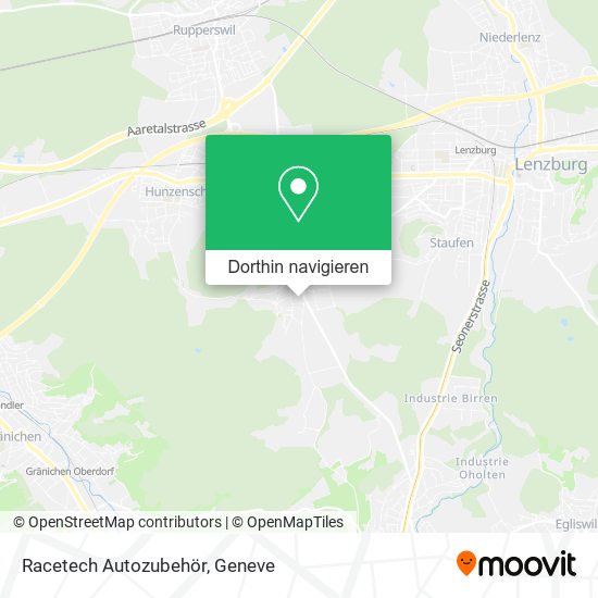 Racetech Autozubehör Karte