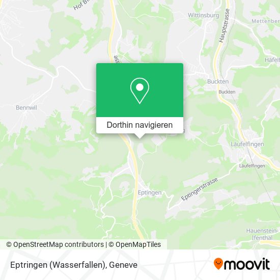 Eptringen (Wasserfallen) Karte